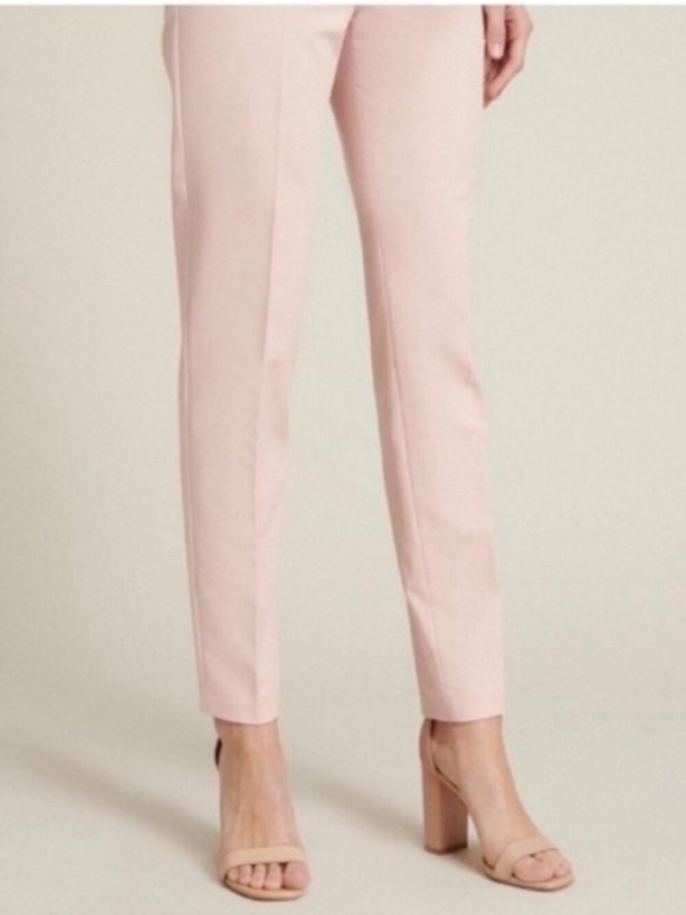 Luisa Spagnoli Women’s Trousers Pants Cotton Straight Leg Trousers Pink Small